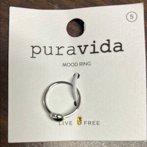 Pura Vida Silver Mood Ring